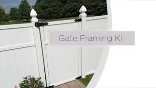 Freedom Gate Framing Kit for Pre-Assembled Panels - Installation Overview
