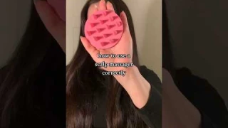 How to use a scalp massager #healthyscalp #haircare #hairgrowthtips