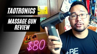 $80 - Taotronics Percussion Massage Gun Review - for runners