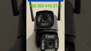 Wireless Dual Lens Camera | PTZ Camera V380 | Waterproof Color Night Vision