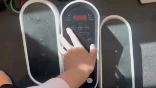 HJDFGSS Under Desk Elliptical Machine, Electric Ellipse Leg Exerciser, Home Use Seated Ellipse Leg