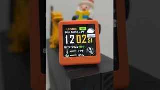 Smart Weather Station Desktop LCD Digital WiFi Clock with Electronic Thermometer, Hygrometer Sensor
