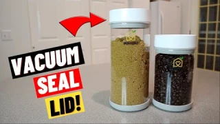 Jar Jump Automatic Vacuum Food Storage Container Unboxing and Review 2022 | Airtight Seal Food Store