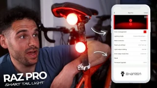 A Very SMART Bike Tail Light... Raz Pro Review | The Best Rear Light for Cycling??