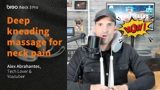 breo iNeck3pro neck massager, Deep Kneading Relief for Neck Pain, by Alex Abrahantes -breo massagers