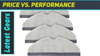 Verefa 4 Pack Mopping Cloths Pads for V60M&L20M Robot Vacuum - Upgrade Your Cleaning Routine!