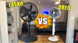 Dreo TurboPoly Fan 508S vs Lasko Pedestal Fan