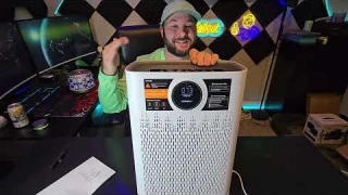 Best Air Purifier for Large Rooms: 360° Air Outlet & PM2.5 Air Quality Display