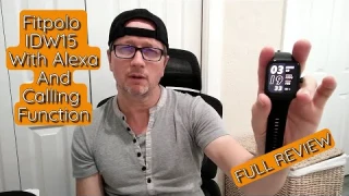 Fitpolo IDW15 Smart Watch Fitness Tracker With Alexa And Calling Function: Full Review and Tutorial