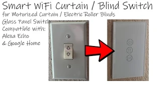 Unbox, Install & Demo: Smart WiFi Switch for Curtain / Blind Motorized Curtain / Electric Roller