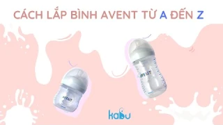 Cách lắp bình Philips Avent từ A đến Z | Chia sẻ mẹo cho bé bú bình Avent hiệu quả | KABU