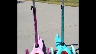 Unboxing Retrospec Chipmunk 3-Wheel Kick Scooter for my 3 y.o Twin Girls