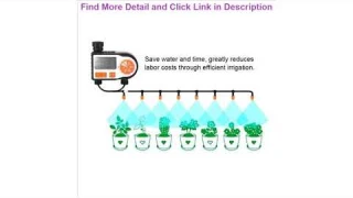 Review Garden Automatic Watering Timer With LCD Display Waterproof Hose Timer Sprinkler Timer Fauce
