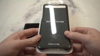 Official Samsung Flip Leather Case for Samsung Galaxy Z Flip Review
