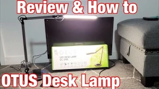 OTUS LED Desk Lamp w/ Wireless Charger: Review & How to