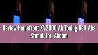 Review Homefront XV2000 Ab Toning Belt Abs Stimulator, Abdominal Obliques Slender Stomach Belly Musc