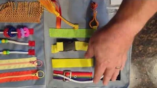 Fidget Blanket for Adults with Dementia Review, Wonderful soft sensory fidget book for cognitive dis