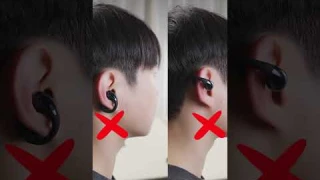 How to wear the PearlClip Pro properly?😆#soundpeats #wearing #earbudswireless #headphones #tech #fyp