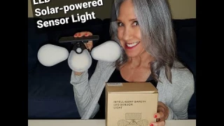 LED Solar-Powered Sensor Light |  Topmante | KimTownselYouTube