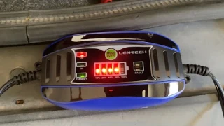 Cen-Tech 6v/12v 2 Amp 3-Stage Automatic Battery Charger #57015
