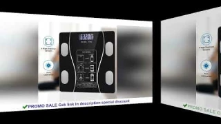 Smart Body Fat Scale Wireless LED Digital Bathroom Weight Scale Body Composition Analyzer Testing Sc