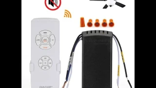 QIACHIP Ceiling Fan Smart Remote Control Kit Testing & Review
