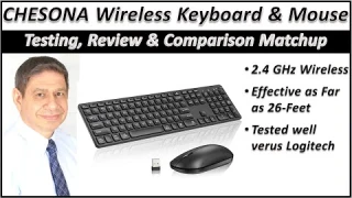 The CHESONA Wireless Keyboard & Mouse Combo – Opening, Testing, Comparison & Review