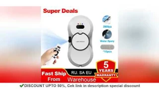 REVIEW Window Cleaning Robot Liectroux HCR-10 Water Spraying Ultrathin Robot Window Cleaner, Auto El