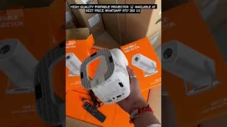 Smart Projector full ultra HD | Android 14 latest version | Wireless smart projector #projector