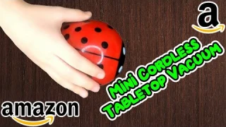 Mini Desktop Vacuum Desk Dust Cleaner - Amazon product review