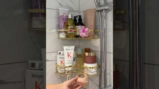 new shower shelves 🛁🎀 #shower #organization #asmr #aesthetic #bathroom decor#bathroomorganization