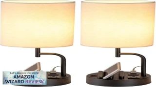 Dreamholder Table Lamp with 3 USB Charging Ports Modern Desk Lamp Review