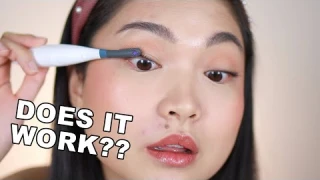 $15 AMAZON PANASONIC HEATED EYELASH CURLER REVIEW