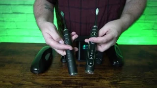 AquaSonic Black Series Ultra Whitening Toothbrush Vs Pro Model