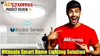 Revolutionize Your Home Lighting with MARPOU Radar Sensor LED Ceiling Lights!