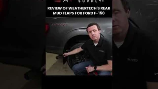 Review Of WeatherTech Rear Mud Flaps Installed on Ford F-150 | No-Drill Needed