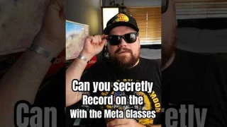 Can you Spy on someone with the Ray-Ban Meta Glasses? #rayban #metaglasses