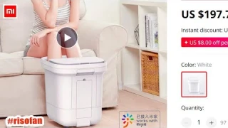 Xiaomi HITH Q1 intelligent wireless foot bath Masseur.