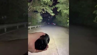 This 100,000 lm Flashlight is too bright #flashlight #tech #imalent #gadget #outdoor