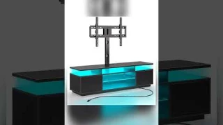 Best product reviews : TV Stand with Mount and Power Outlet 51.2", Swivel TV Stand Mount for