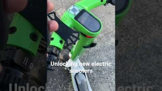 How to unlock a electric scooter for free !