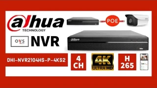 Dahua NVR DHI-NVR2104HS-P-4KS2 Poe Switch 4CH Up To 4K I Unboxing