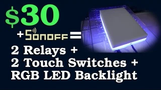 Setup and review of the Sonoff TX Ultimate smart touch wall switch