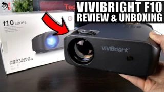 VIVIBRIGHT F10 REVIEW: THIS $100 720P Portable PROJECTOR Is Really GOOD!