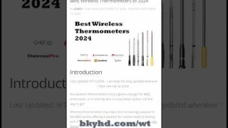 Wireless Thermometer Test Results (2024)