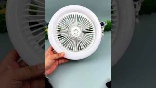 LED Ceiling Fan Lamp With Remote Control 🪩 #fanlamp #lamp #fanlight #shorts #shortvideo #ledlamps