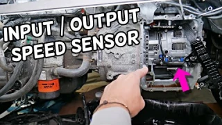 INPUT OUTPUT SPEED SENSOR LOCATION REPLACEMENT JEEP COMPASS JEEP PATRIOT DODGE DART