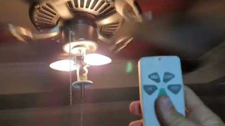 Smart WiFi Ceiling Fan Remote Control Kit with Light Dimming Review, Turned my dumb old ceiling fan