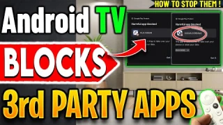 🔴Android TV Blocking Streaming APPS Now (Here is the Fix !)