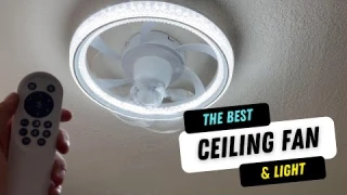 NACATIN Ceiling Fan with Light and Remote Review!